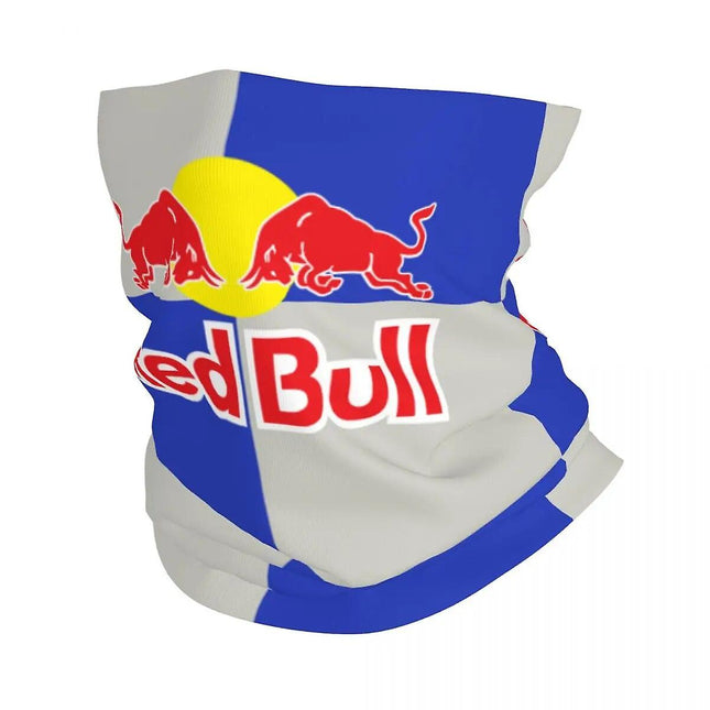 Red Double Bull Headband Racing Bandana Neck Gaiter Extreme Sports ...