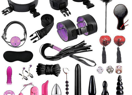 New 2023 Sexual Toys Combination Set Handcuffs Eye Patch Finger Sle...